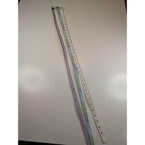 Target Girls Belt Lot Butterfly Glitter Pastel Fashion Belts 3 Pc Youth